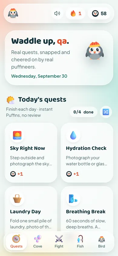 Daily quests