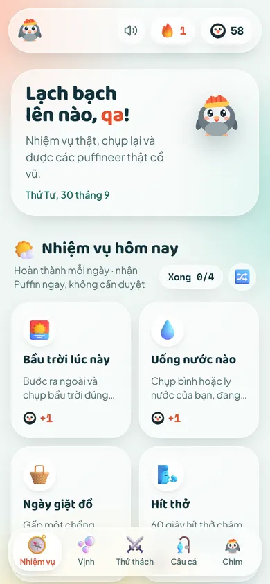 Nhiệm vụ mỗi ngày